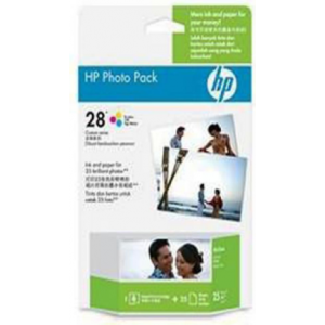 HP 28 Photo Pack Glossy 4x6.5 AP 25 Sht (Q8893AA)